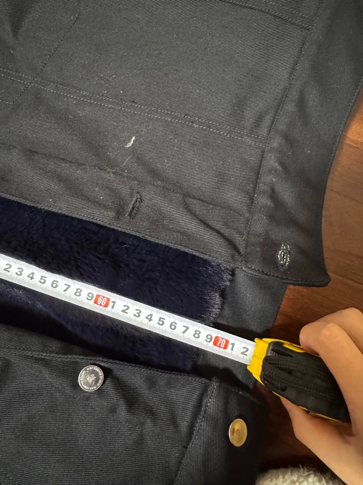 Raf Simons Faux Fur Coat Size S