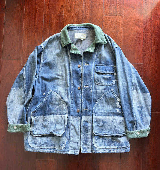anachronorm denim hunting jacket for men