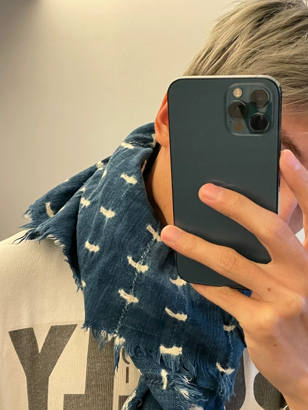 Visvim Indigo Dyed Shawl Scarf