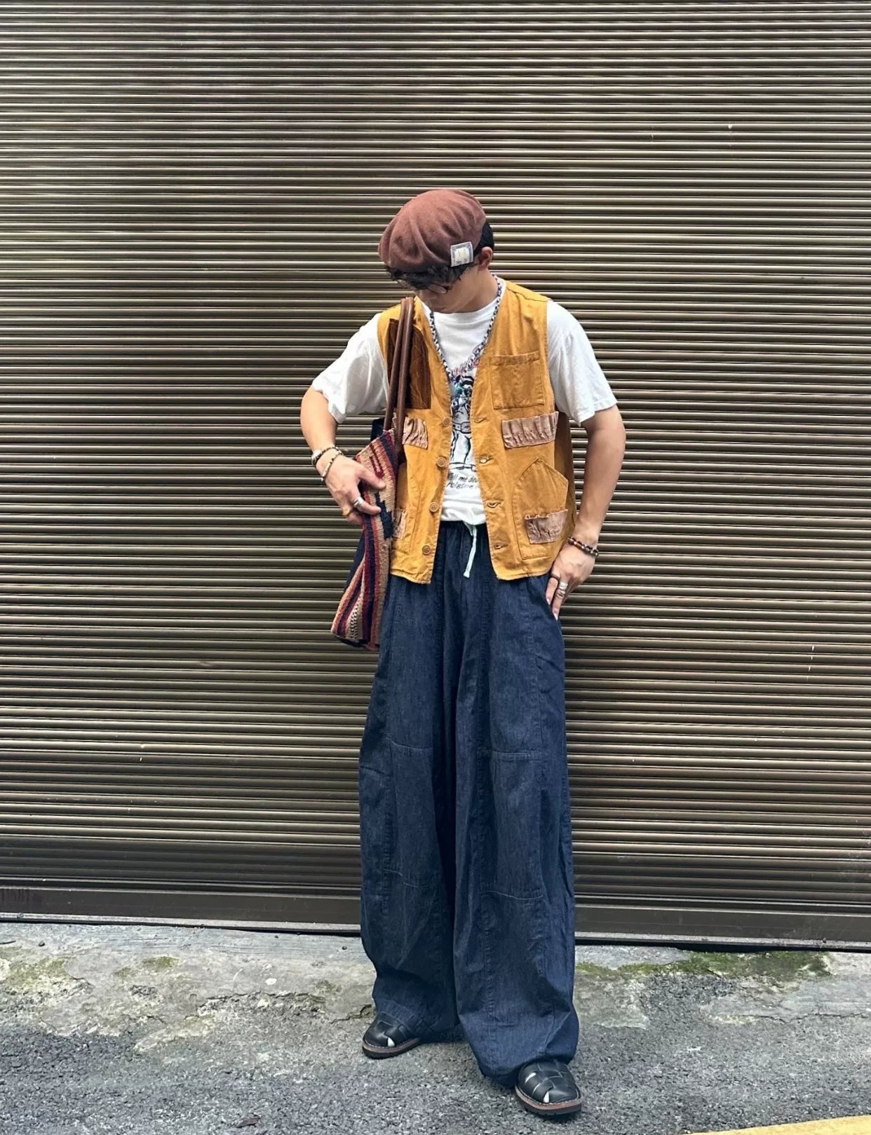 vintage duck bay hunting vest 60s