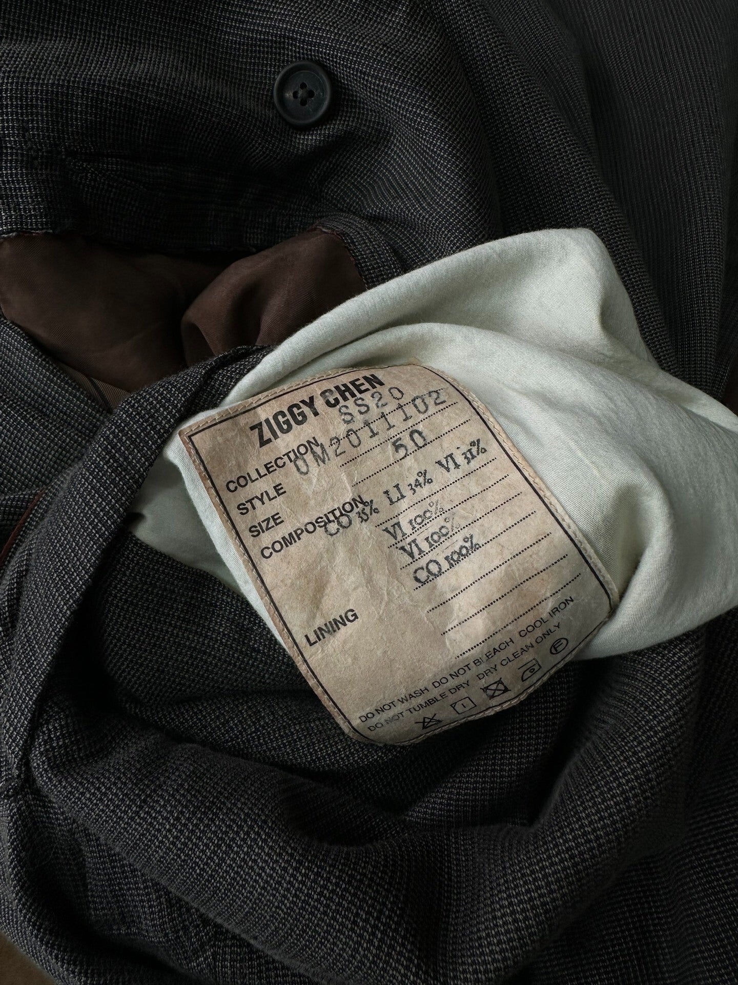 Ziggy Chen 20SS Double-Sided Coat