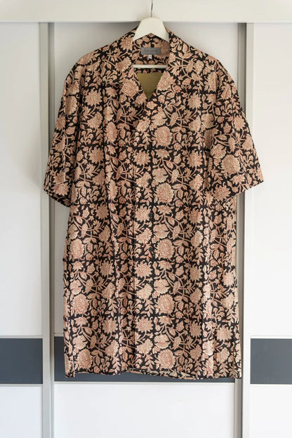 yohji yamamoto floral short sleeve shirt