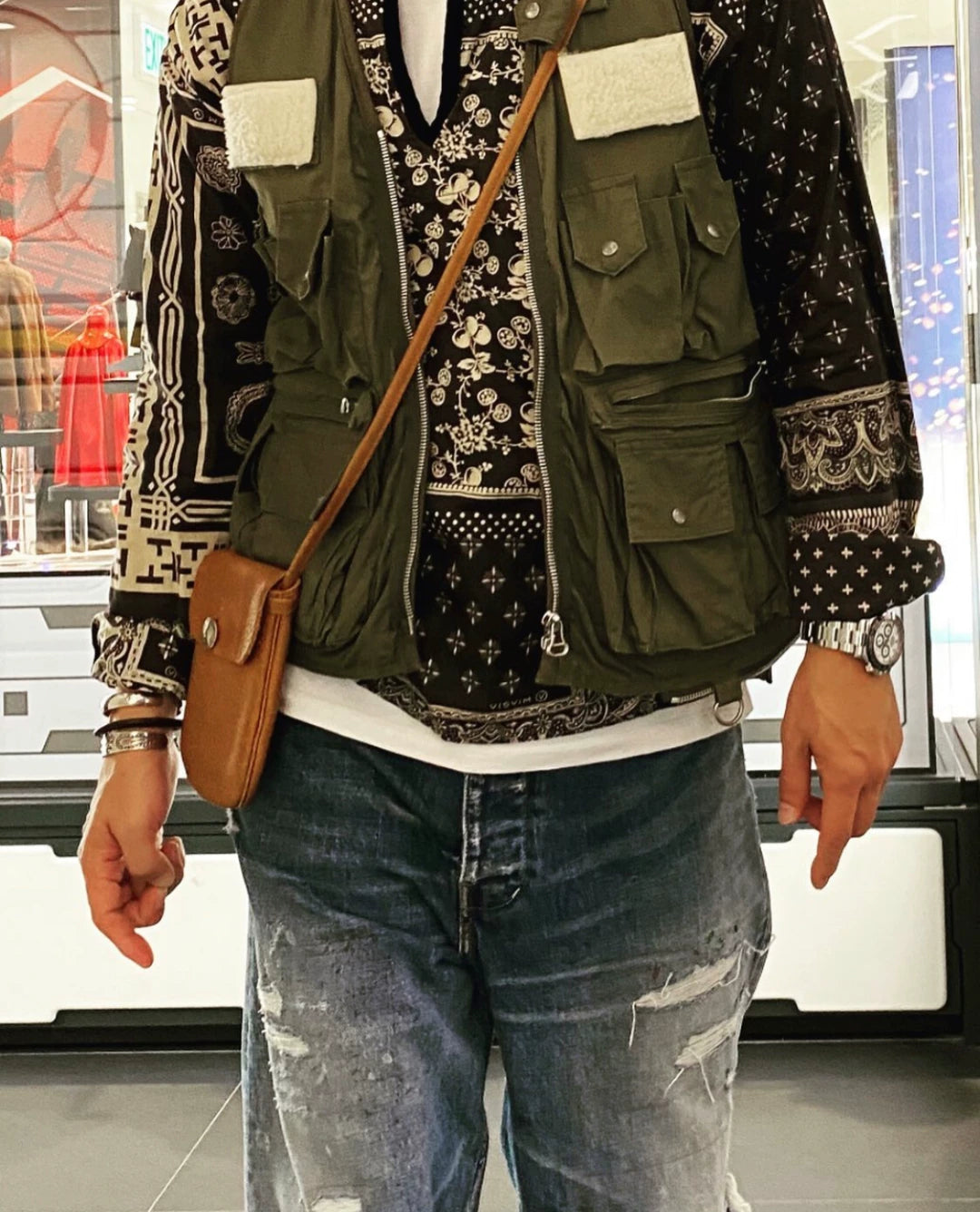 visvim bandana tunic pullover shirt