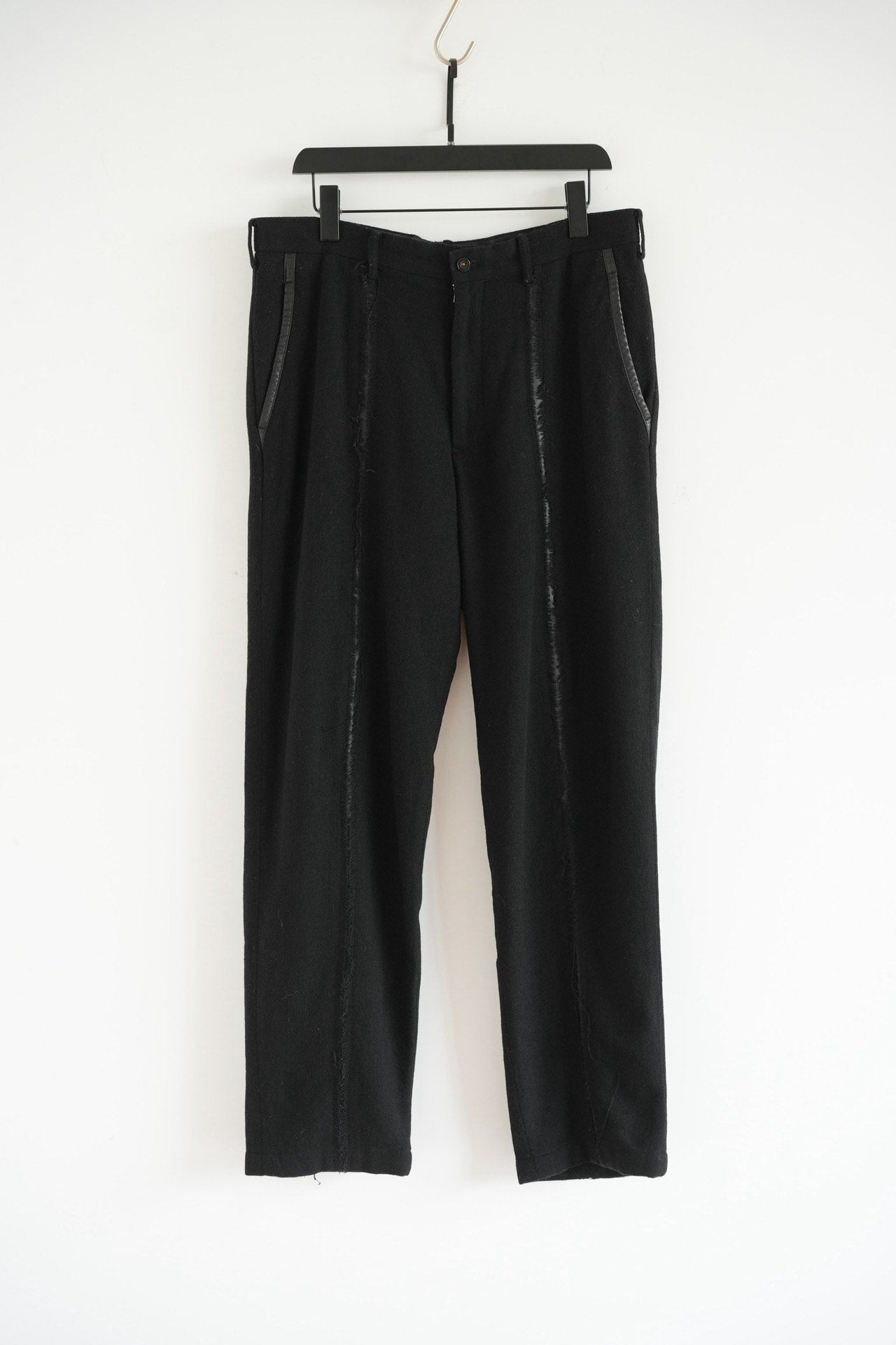 Yohji Yamamoto 05AW Ripped Leather Trousers