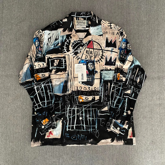 wacko maria basquiat hawaiian shirt xl