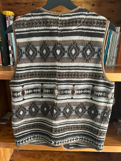 wool navajo vest by double rl