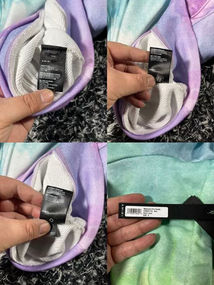 amiri tie-dye sweatshirt in size small