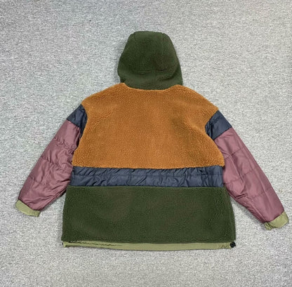 reversible fleece and nylon jacket