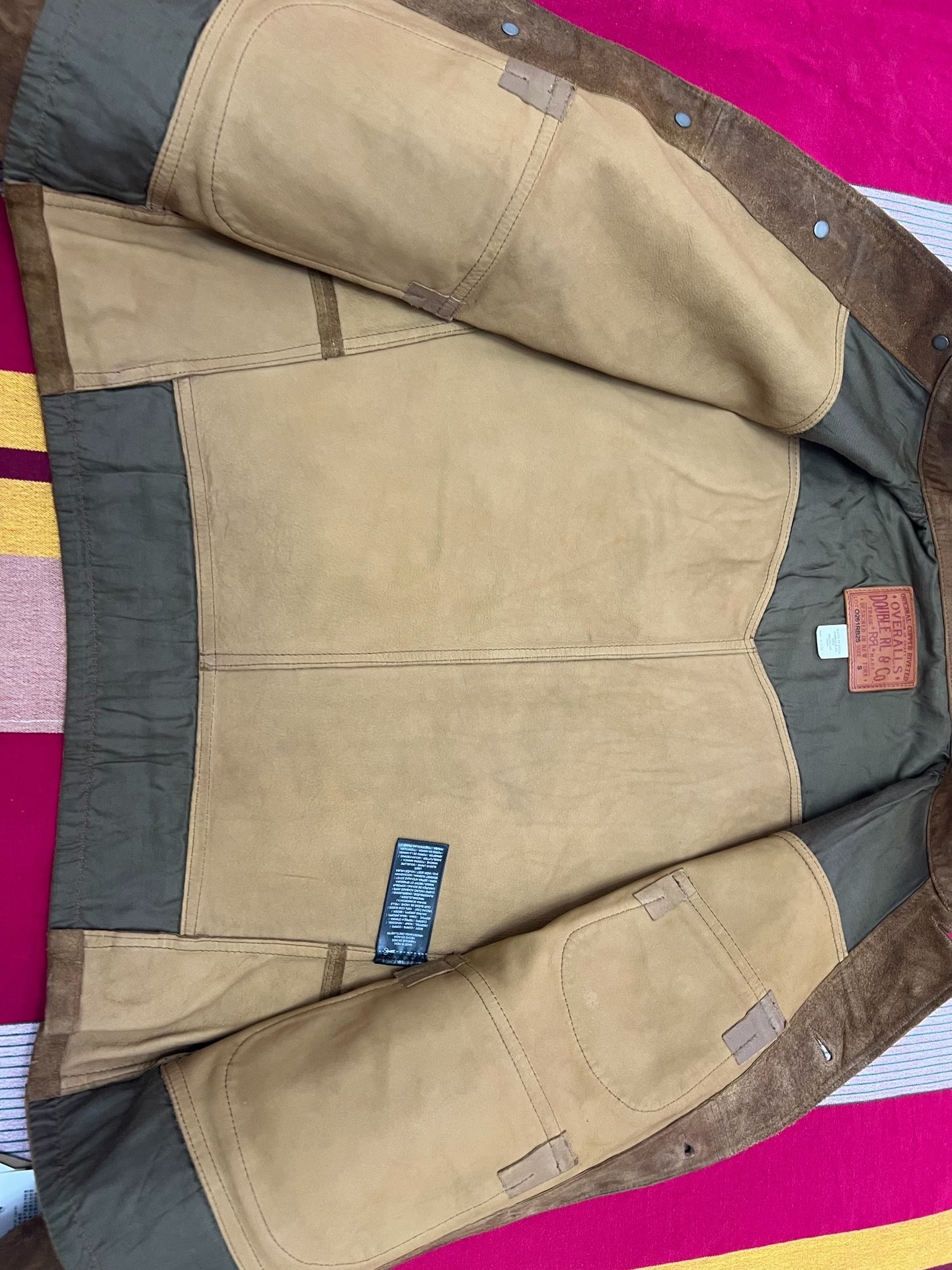 RRL Classic Suede Short Leather Jacket