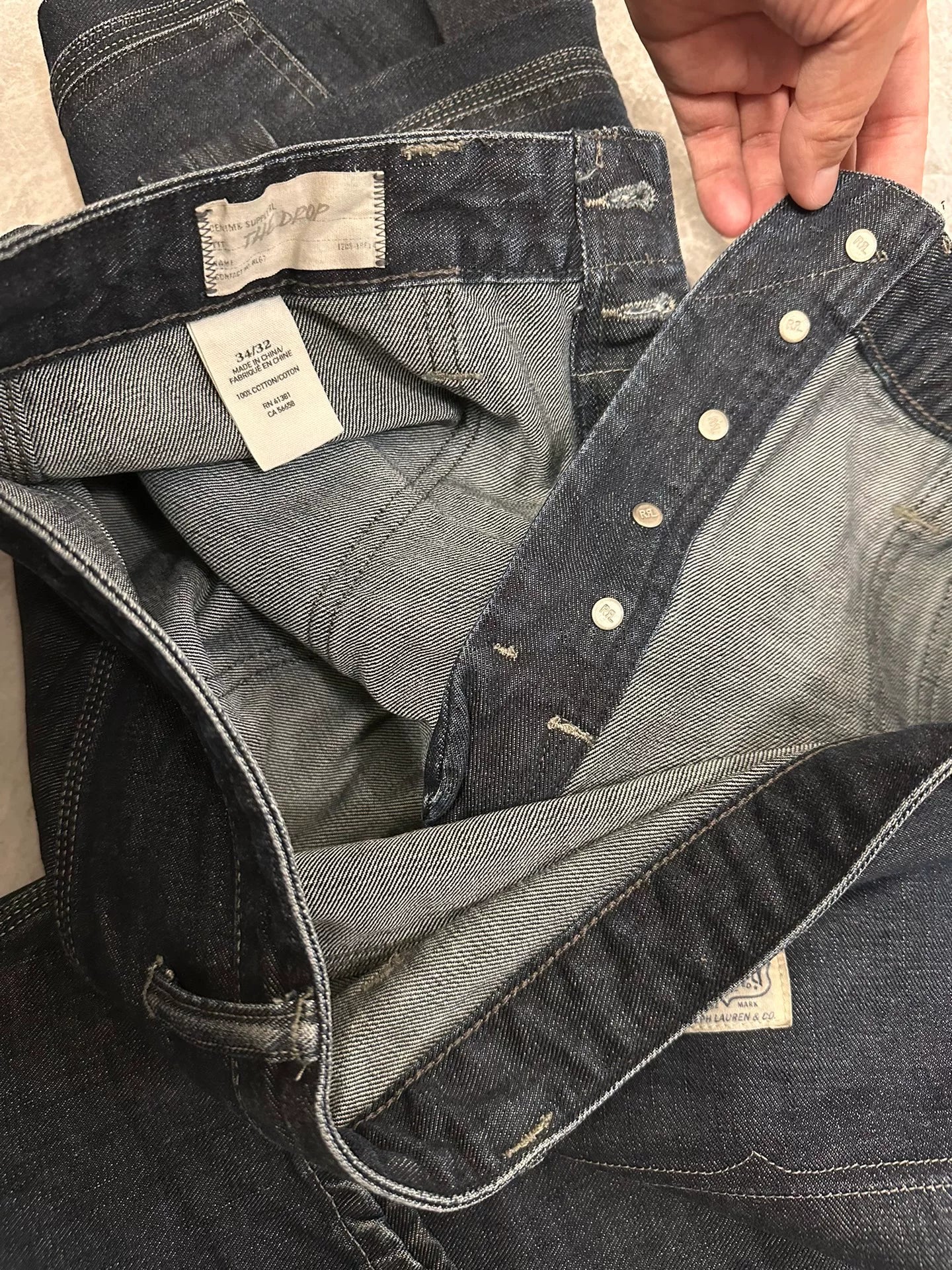 Ralph Lauren Railroad Worker Jeans