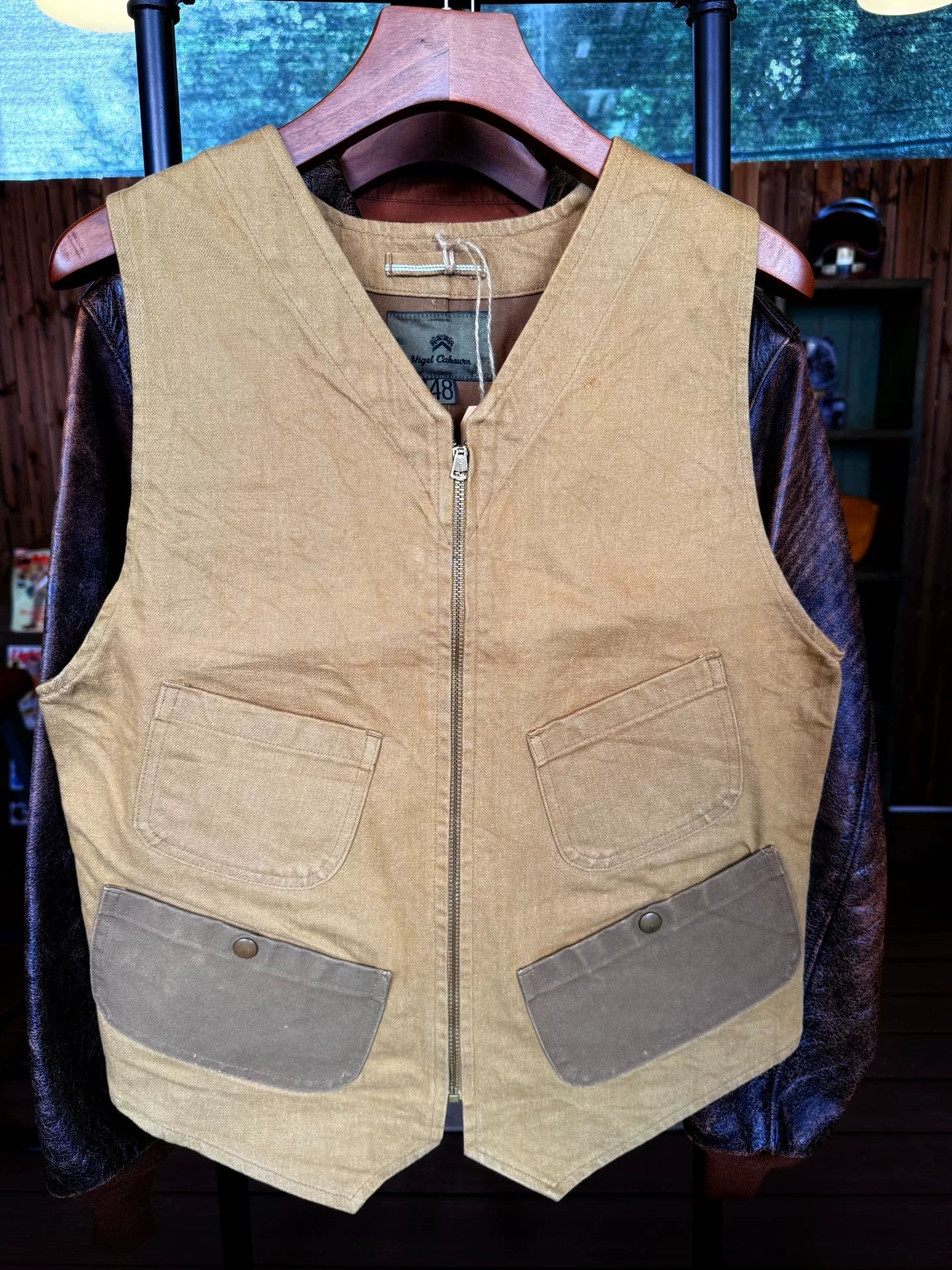 Nigel Cabourn Canvas Vest