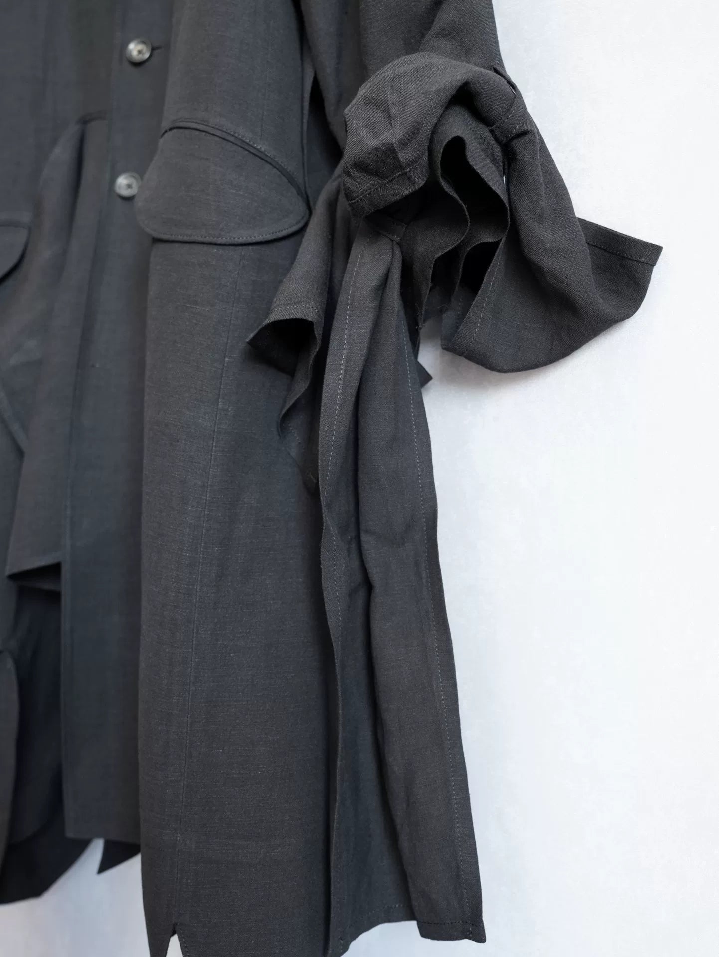 yohji yamamoto ugly mushroom pattern coat