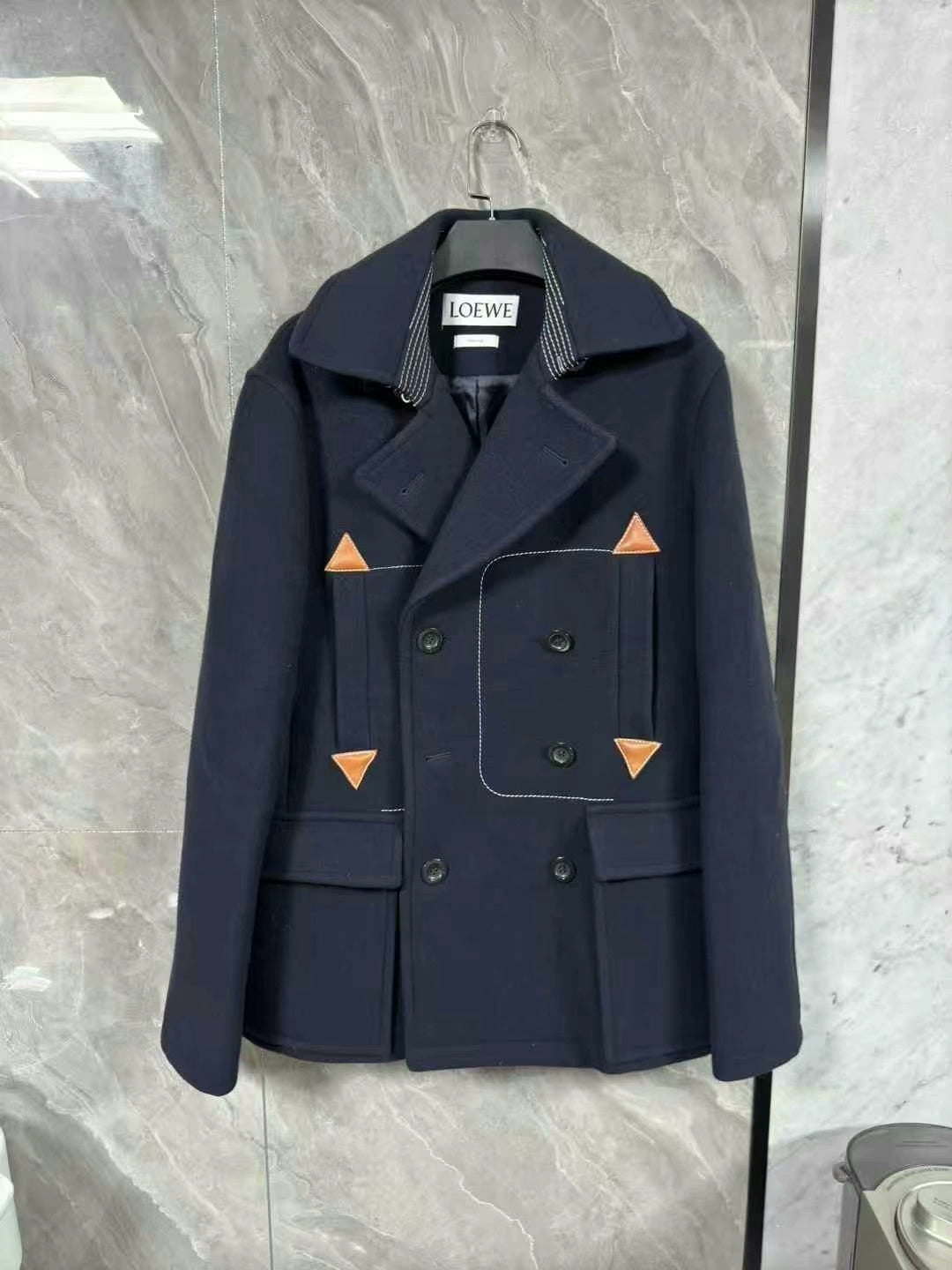 LOEWE Wool Blend Goat Cashmere Coat