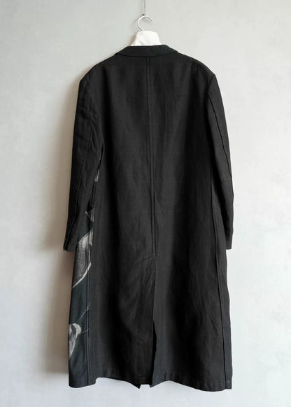Yohji Yamamoto Linen Pattern Coat 23SS