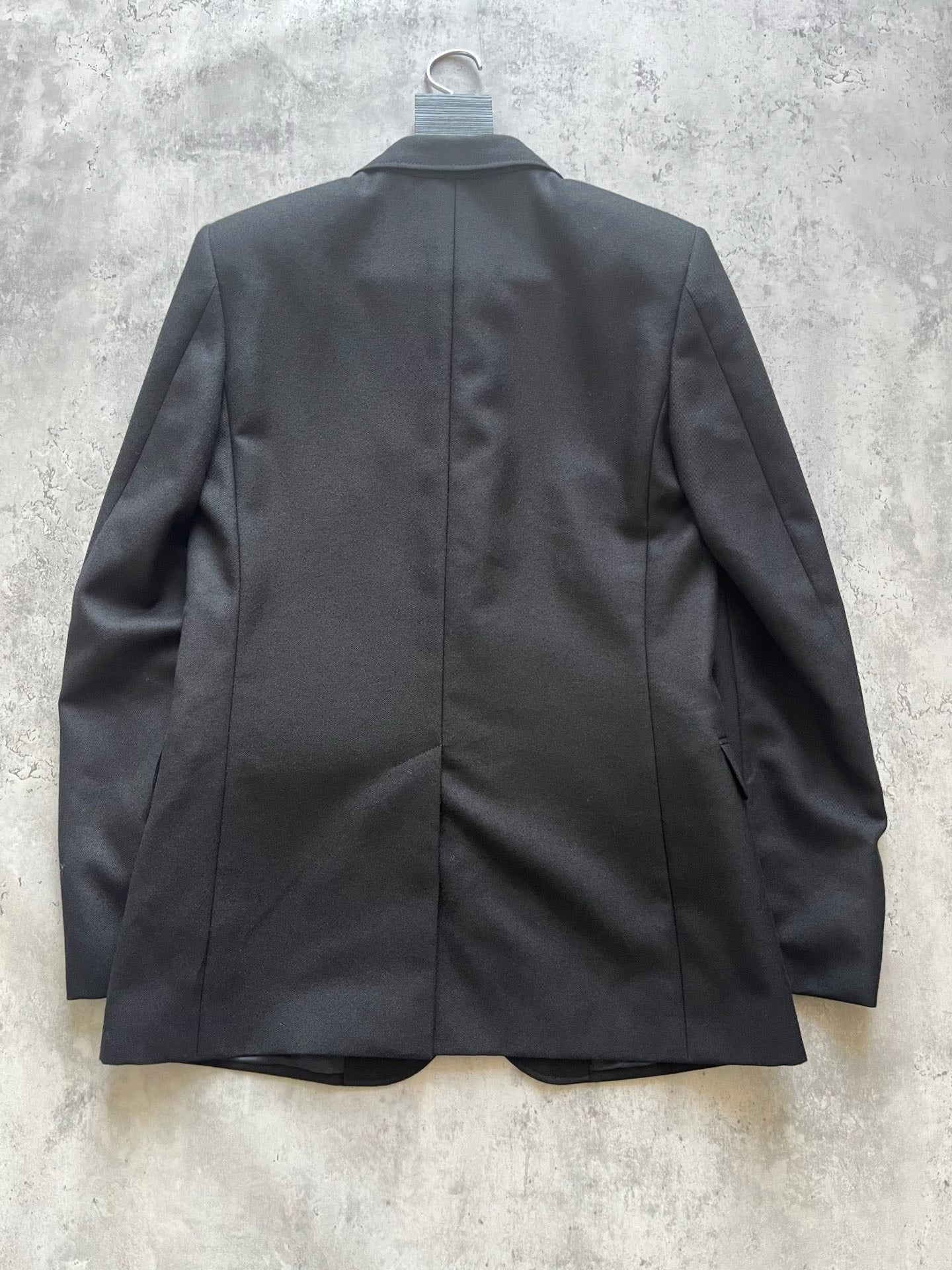YSL Saint Laurent Black Gold Button Blazer