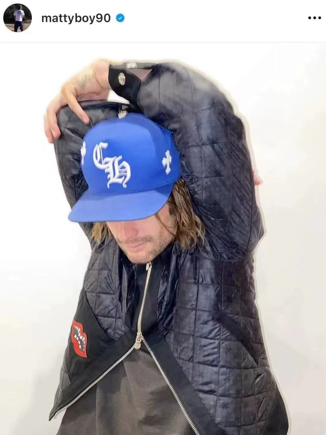 Chrome Hearts Red Lip Nylon Jacket