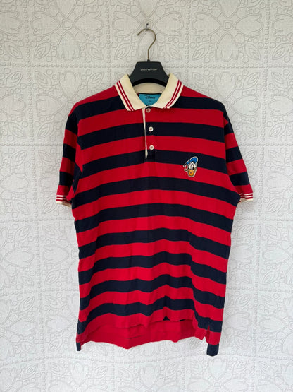 gucci x disney embroidered polo shirt