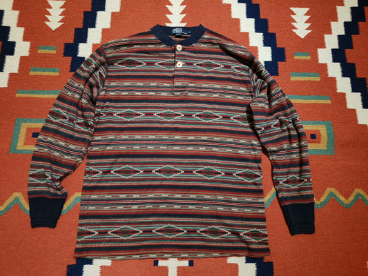 Vintage RRL Southwestern Henley Sweater