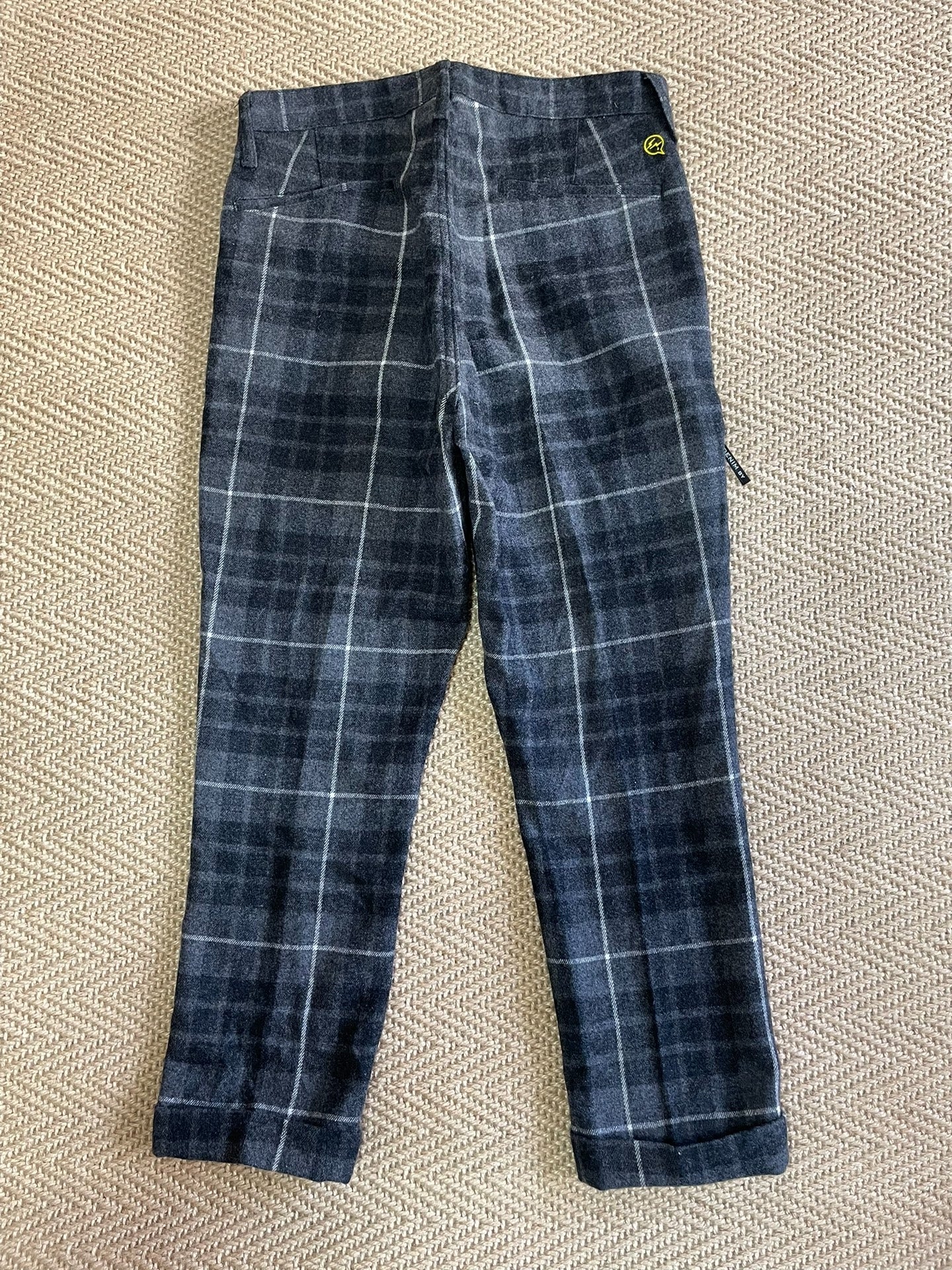 Denim by Vanquish & Fragment Wool Lightning Check Pants