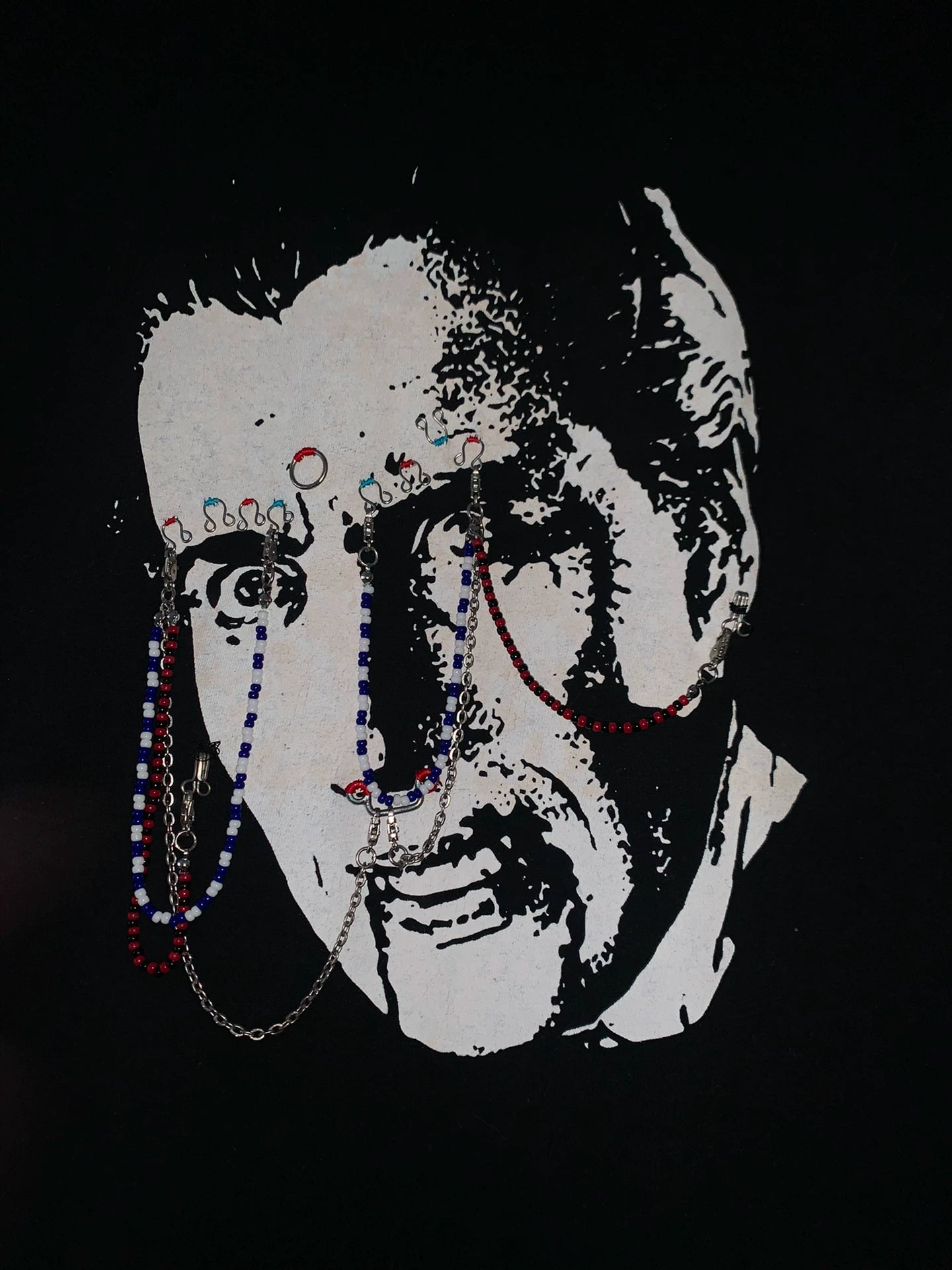 Undercover Beaded Portrait Print Tee