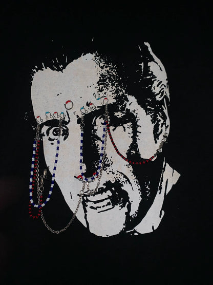 Undercover Beaded Portrait Print Short-Sleeve Tee