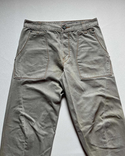 Vintage Levi's 2000s Engineered Cinch Back Twisted Leg Jeans