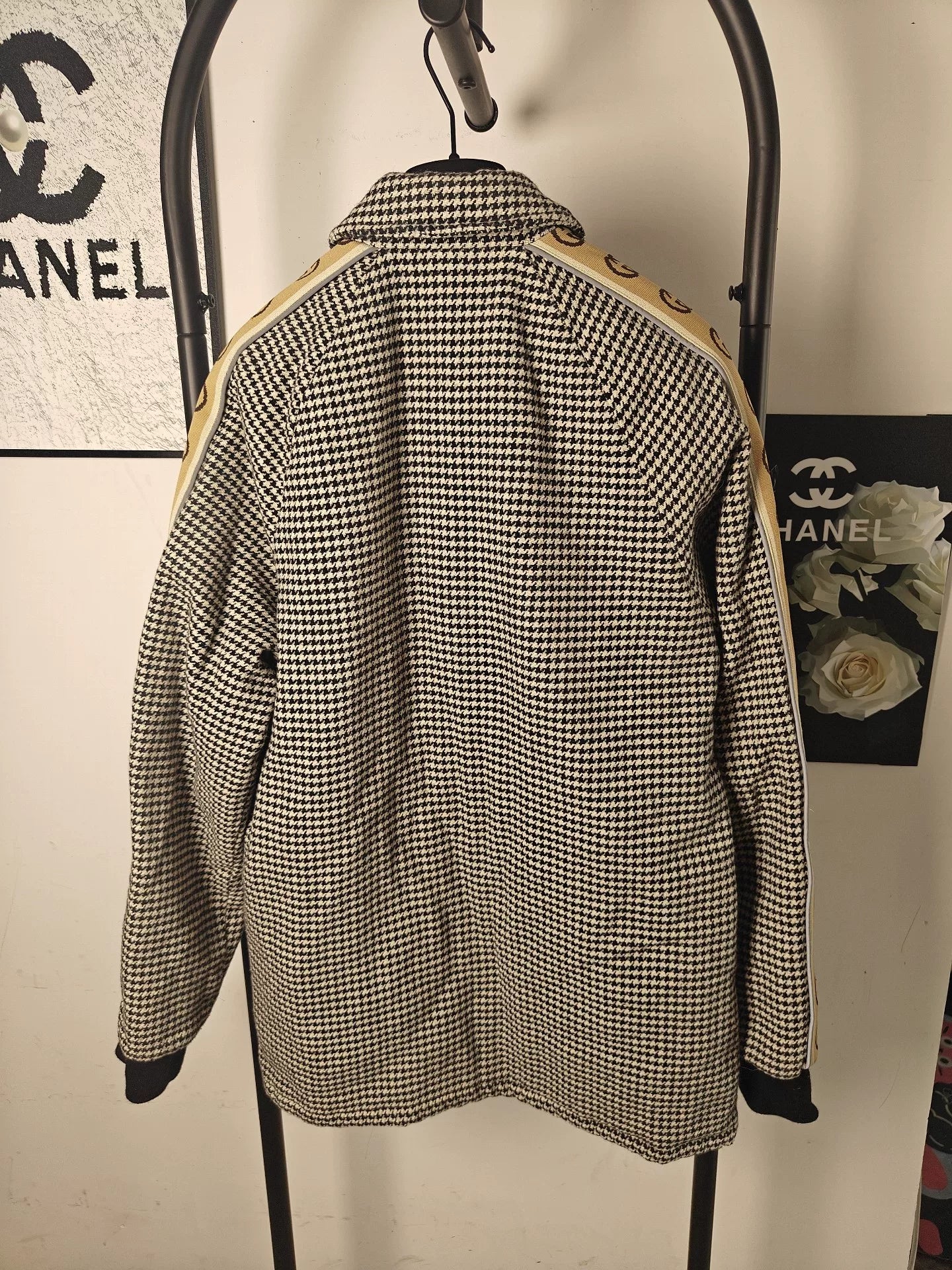 Authentic Gucci Cotton Jacket with Logo Stripe
