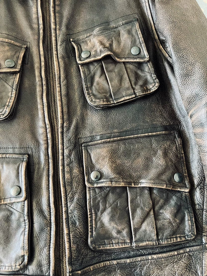 RRL Leather Safari Jacket