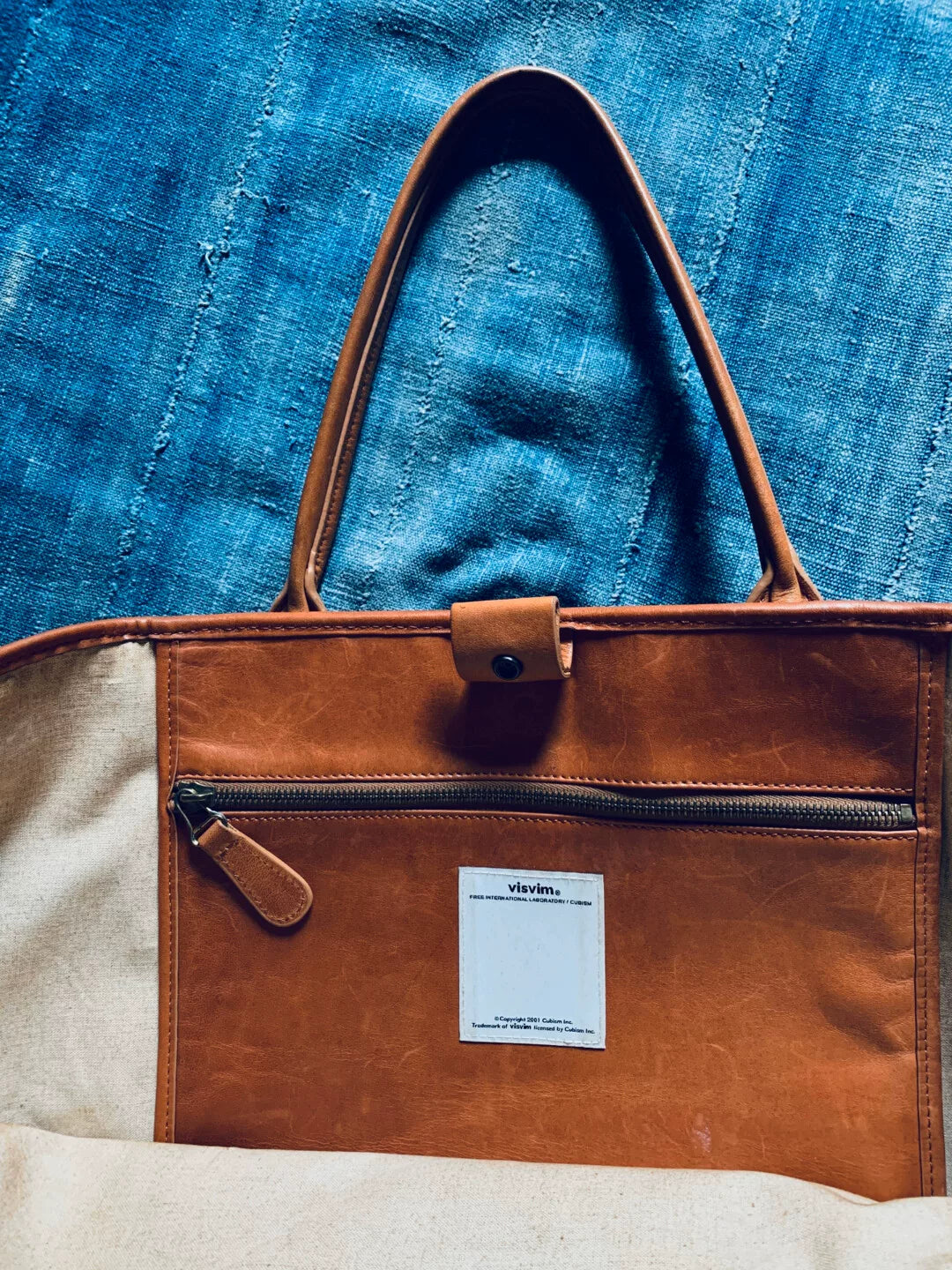 Visvim Homer Tote Veggie XL Natural