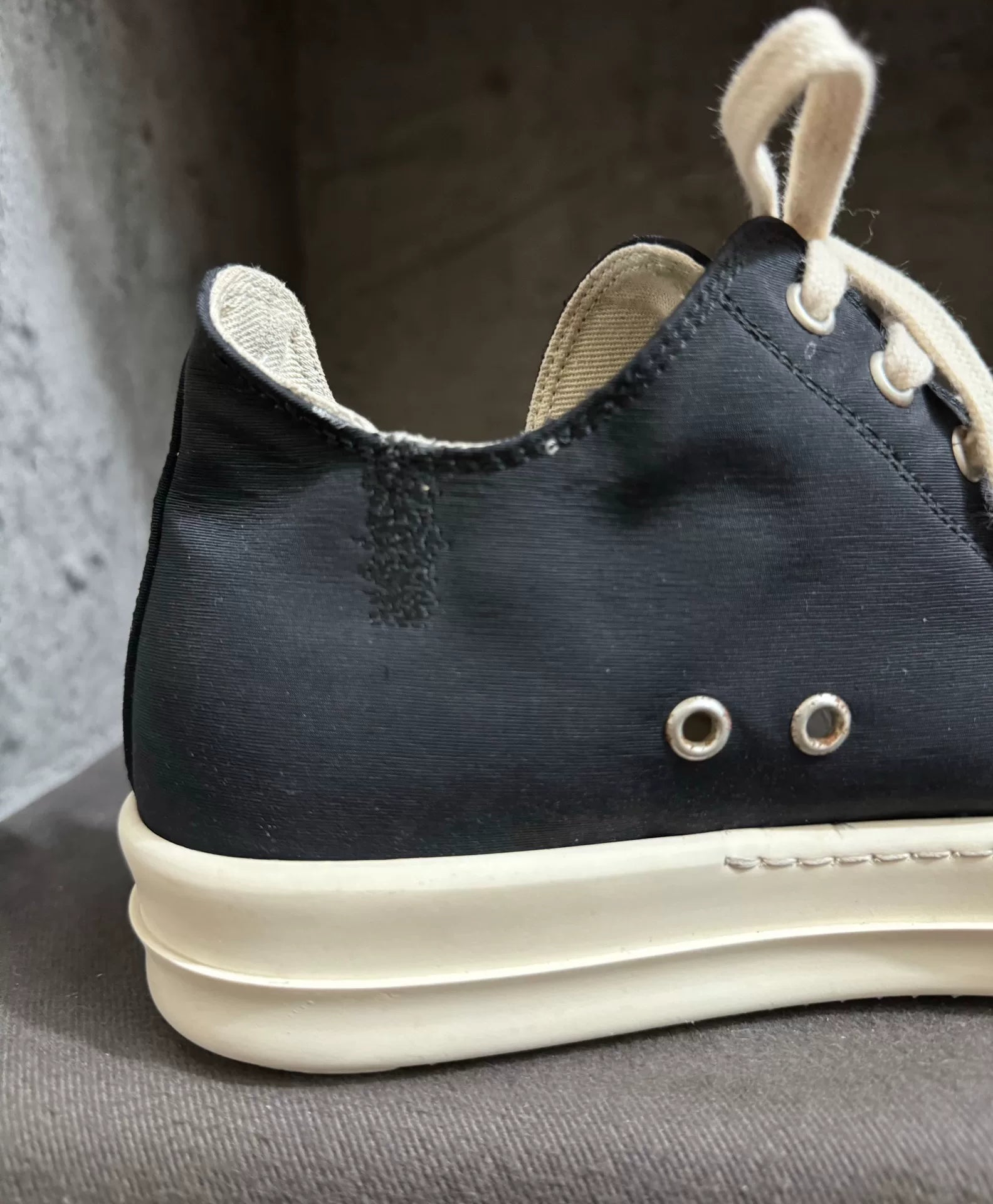 Rick Owens 23 Satin Sole Letter Converse