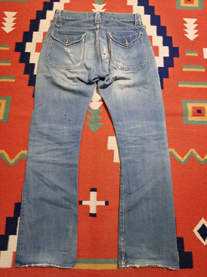 RRL Bootcut Patch Jeans