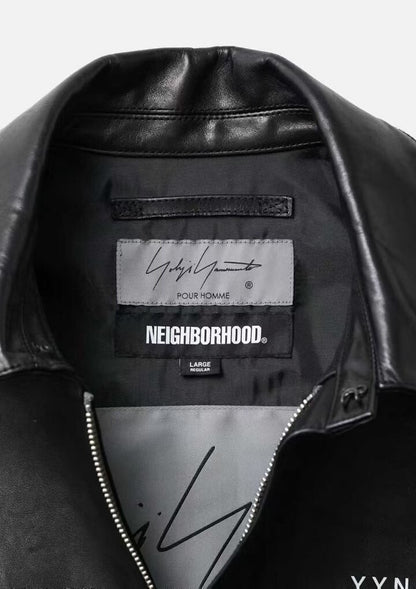 Yohji Yamamoto x Neighborhood A2 Leather Jacket