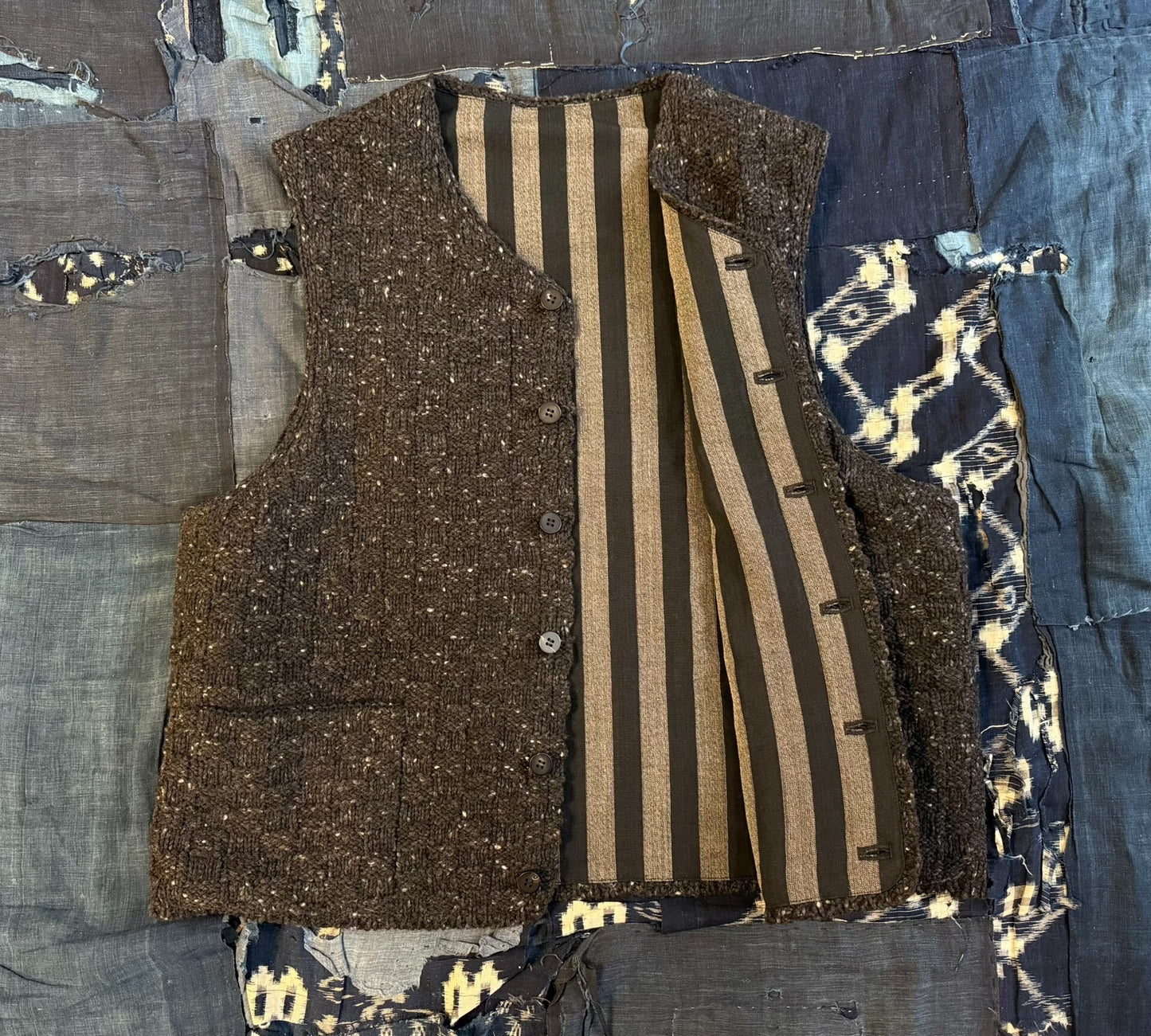VISVIM 24AW Reversible Knit Vest