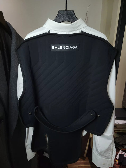 Balenciaga Biker Style Color Block Shirt