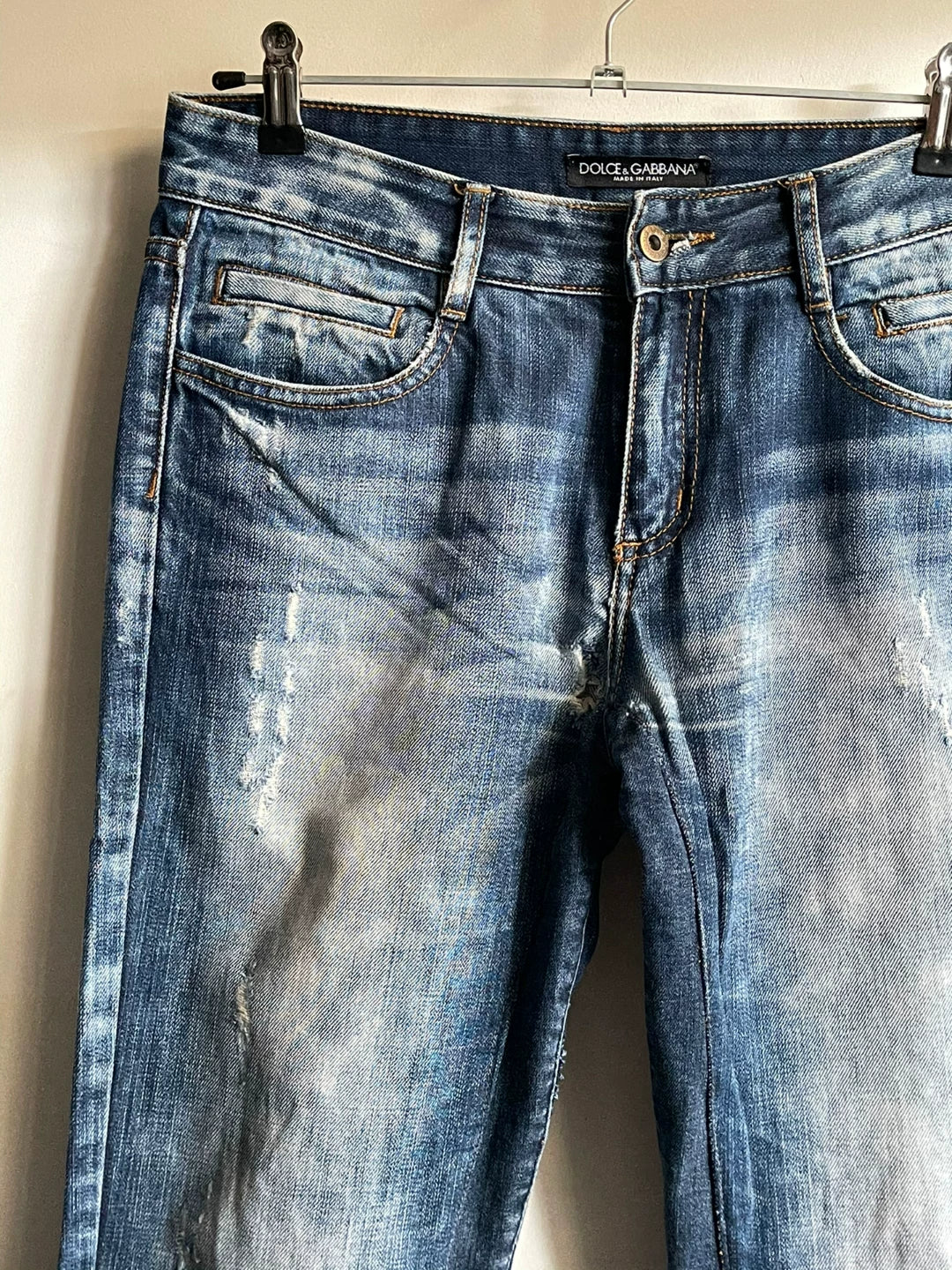 Vintage Dolce&Gabbana Flared Denim Pants
