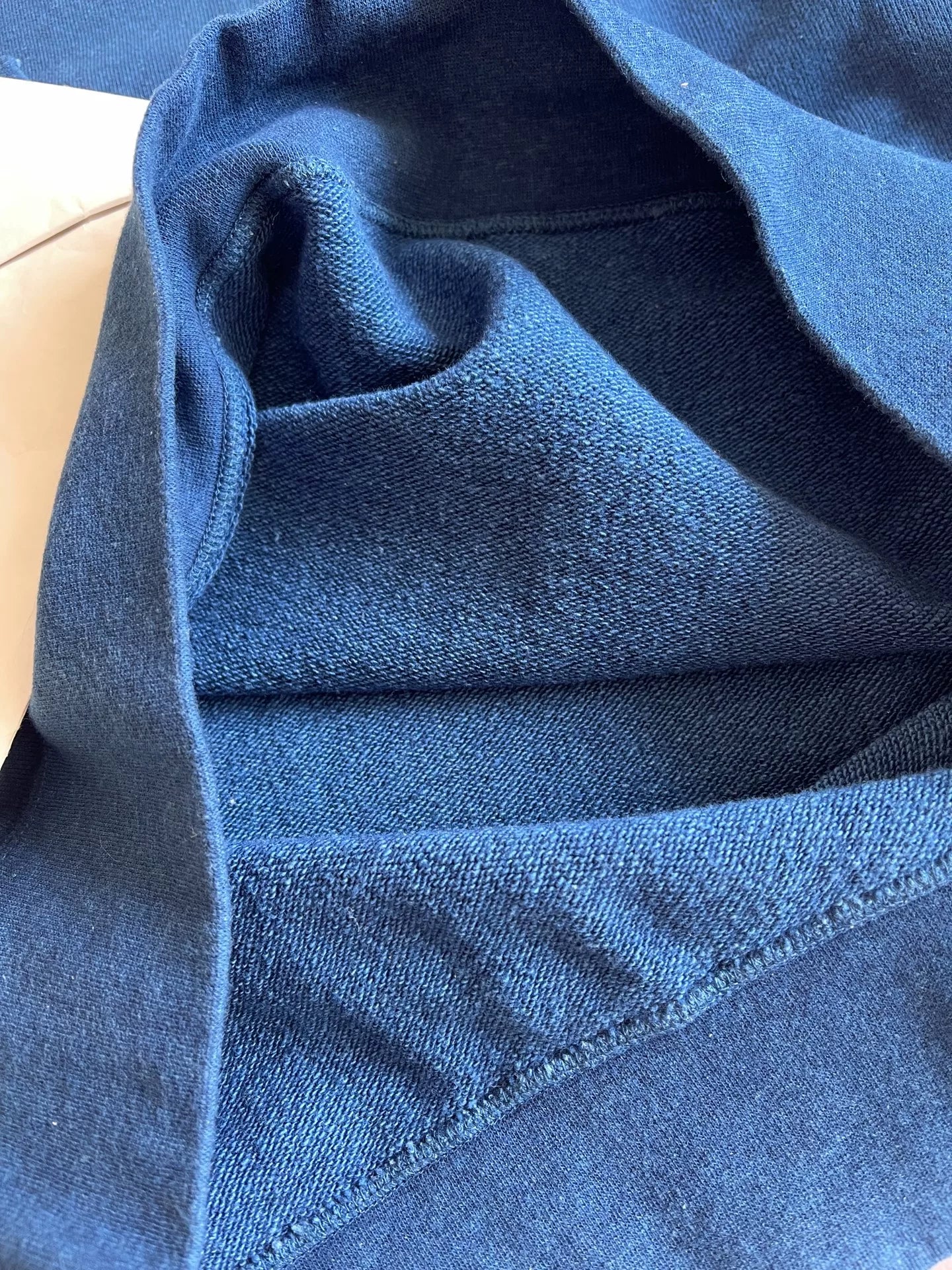 visvim jumbo indigo sweatshirt