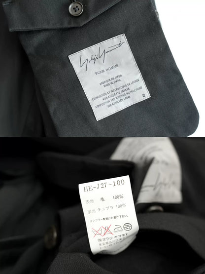 deconstructed zipper jacket by yohji yamamoto