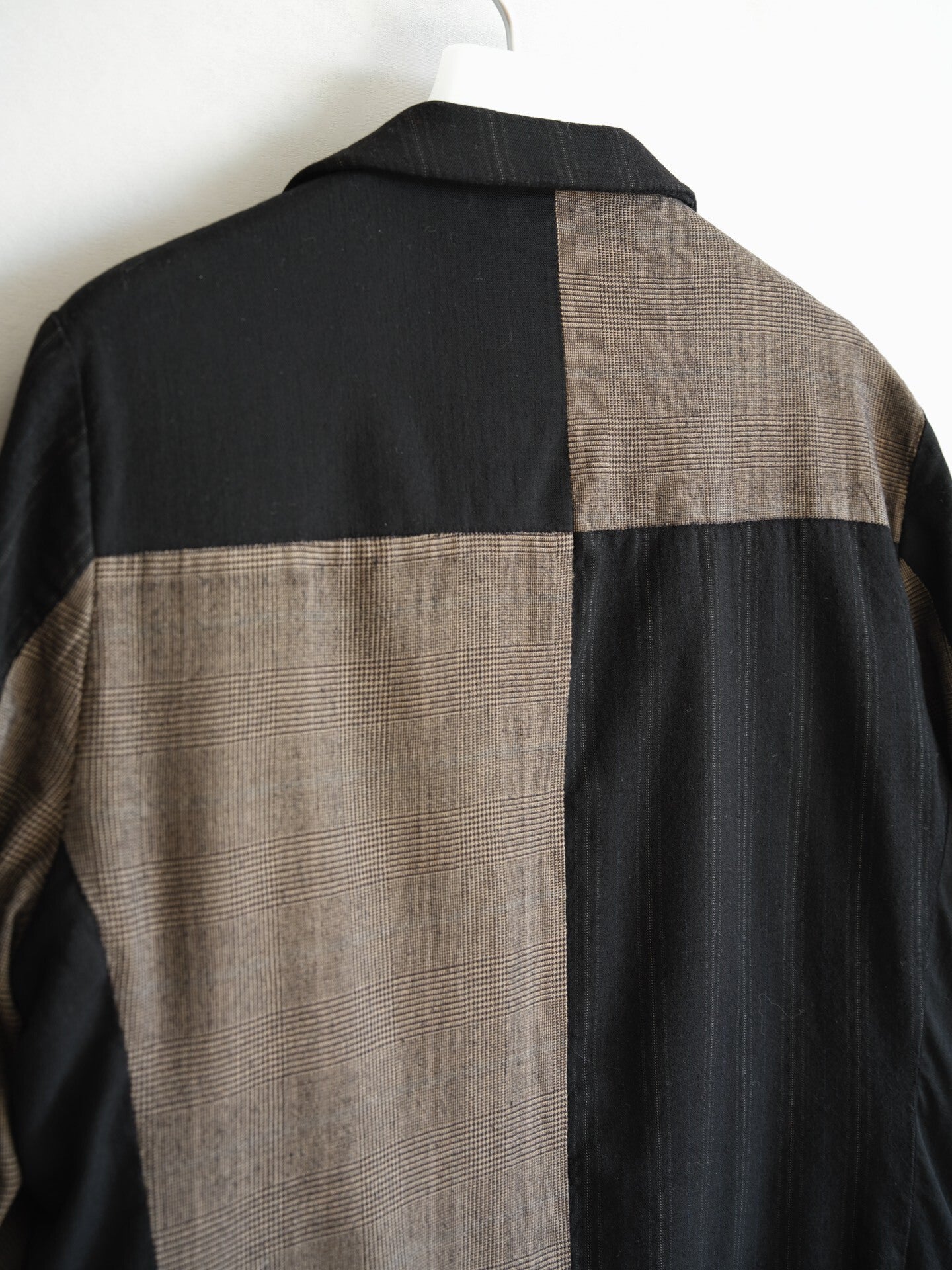 camouflage patterned wool blazer