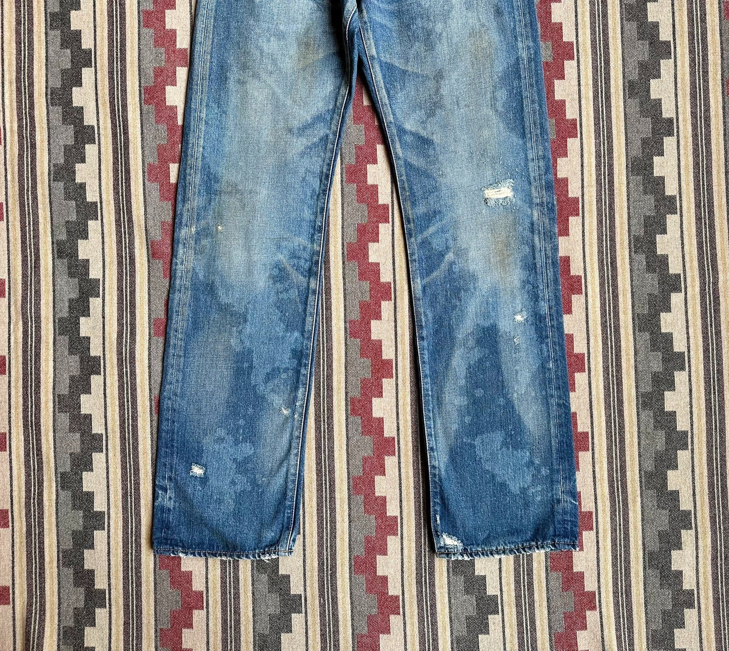 Prps Acid Wash Distressed Jeans