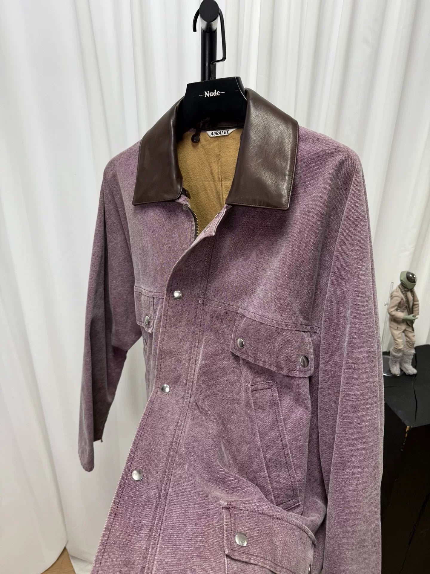 auraLEE canvas wash hunting jacket size 4