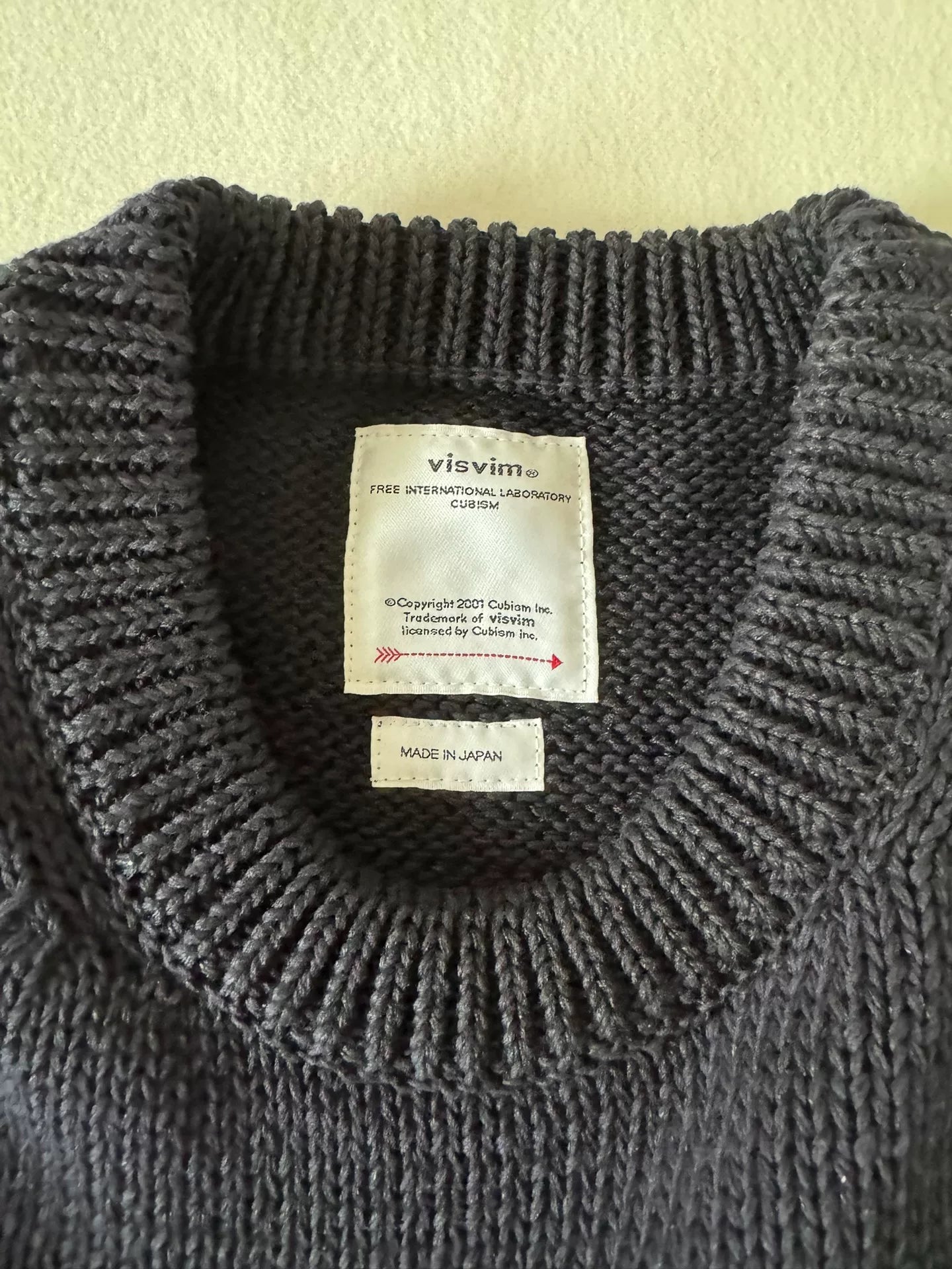 Visvim 23SS Letterman Crew Knit