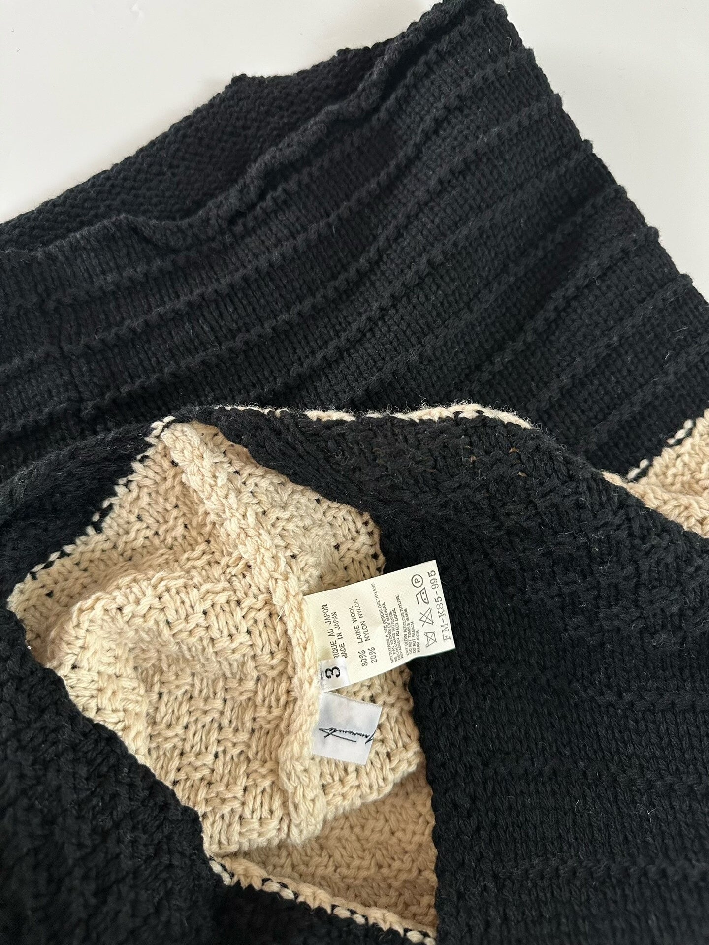 Yohji Yamamoto 2002 Runway Shawl