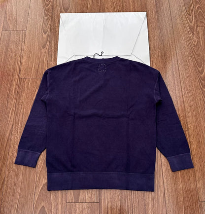 visvim jumbo uneven dye long sleeve sweatshirt