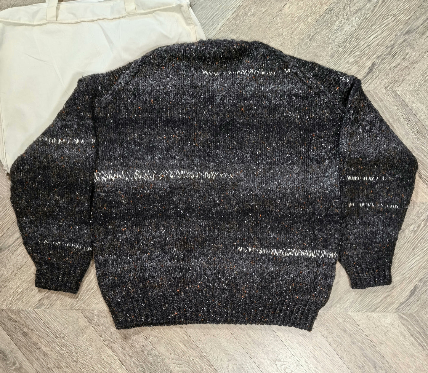 visvim amplus crew gradient knit sweater