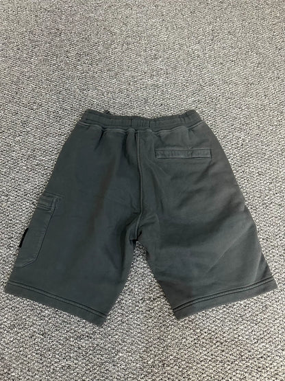 stone island summer shorts in dark gray