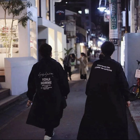Yohji Yamamoto Black Logo Long Sleeve Shirt