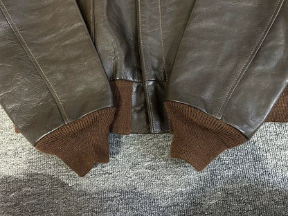 toys McCoy D-day leather bomber jacket