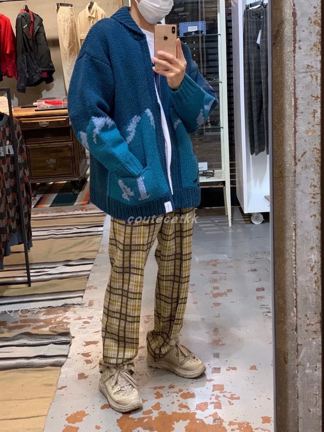 descendant ski cowichan knit sweater jacket