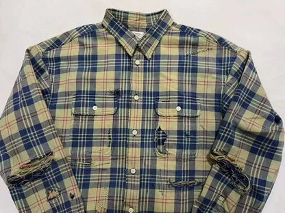 VISVIM 21AW Lumber Check L/S Crash