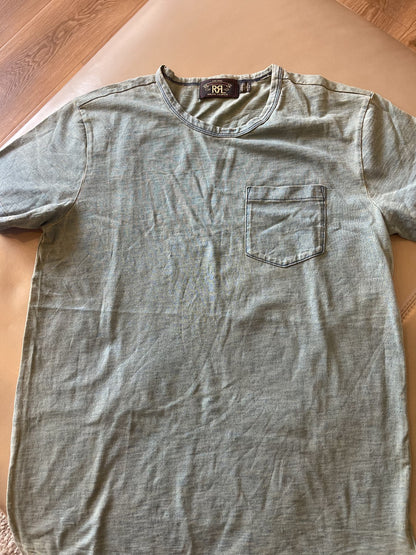 RRL Indigo Heavy Washed Tee